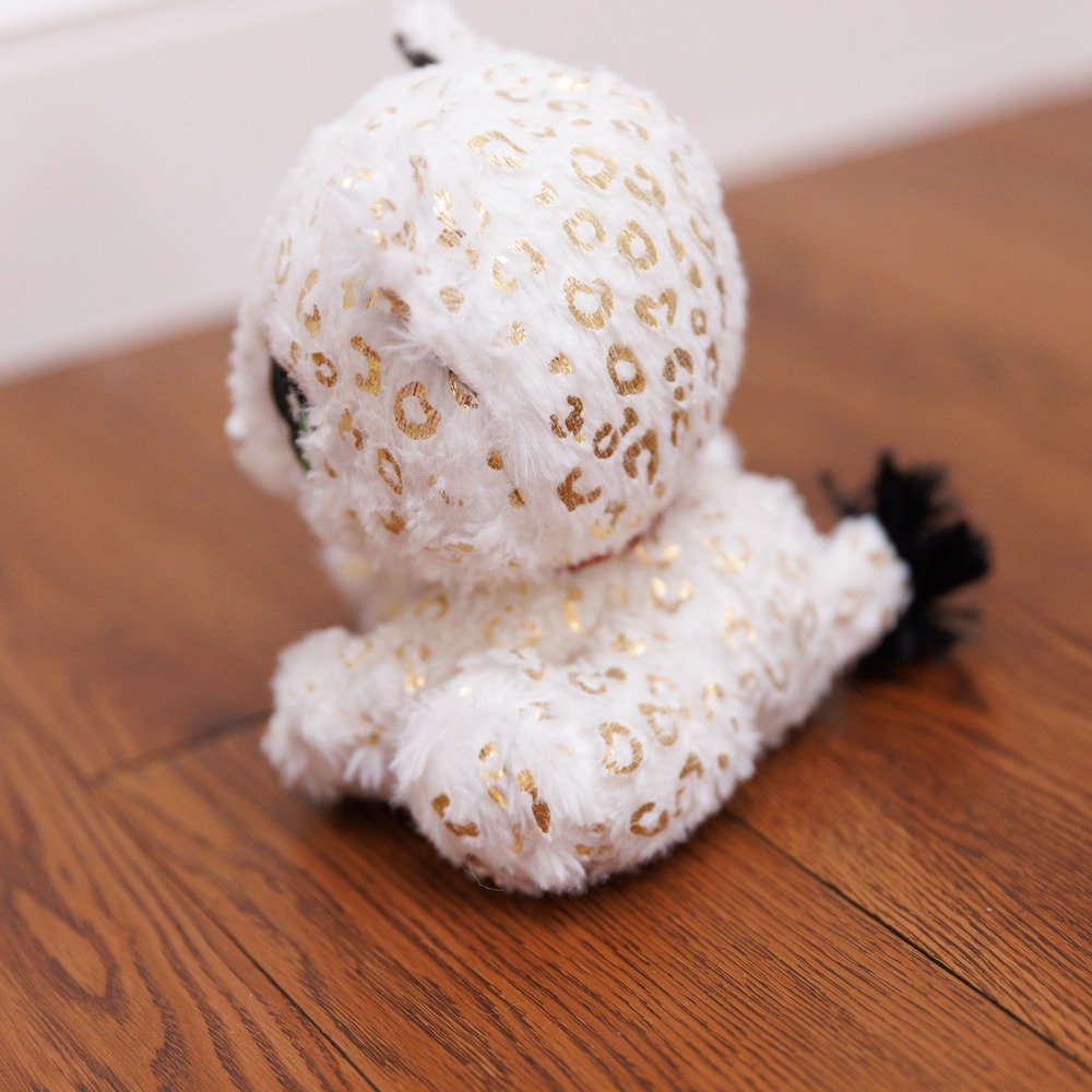 GUND P.Lushes White Gold Leopard Plush Limited Edition 24kt Carti Stuffed Animal - Picture 2 of 4